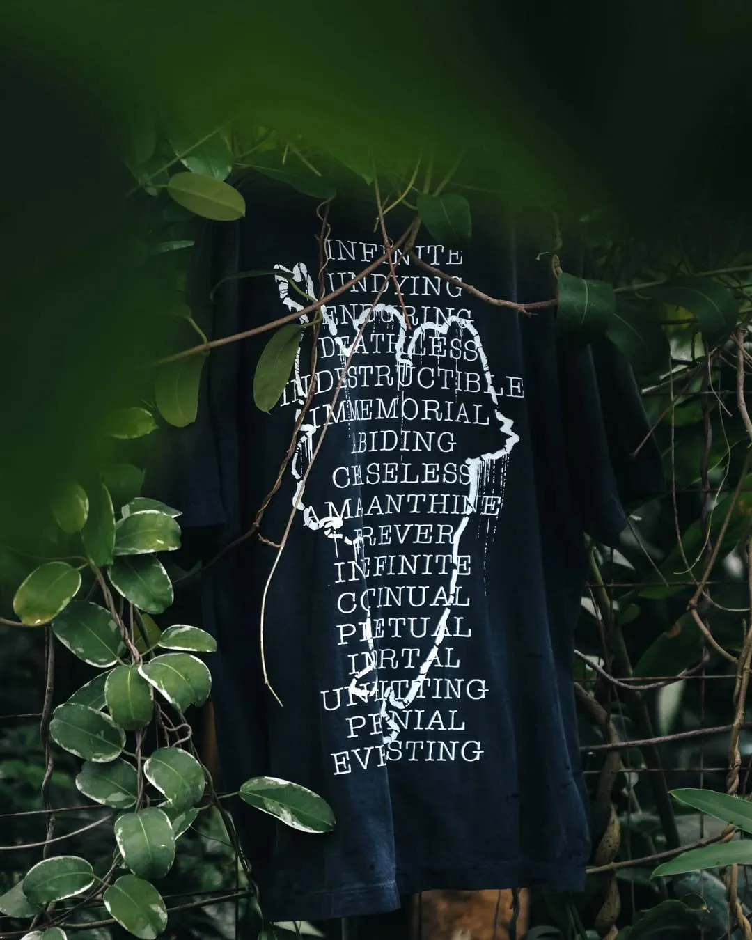 SAINT Mxxxxxx SS TEE/HOPE SPRING/BLK Jesus slogan retro distressed TEE, washed black S-XL, consistent with the original version, cylindrical side seam OE yarn fabric, garment dyeing, heavy wash water fading, bust bandage fading, correct version matching, original matching accessories, original level printing restoration